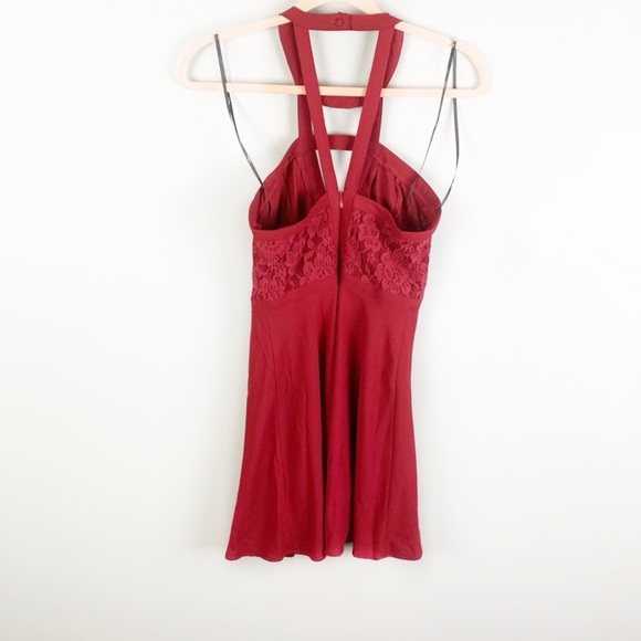 Lulu’s All My Daydreams Skater Lace V-Neck Dress - Picture 5 of 11